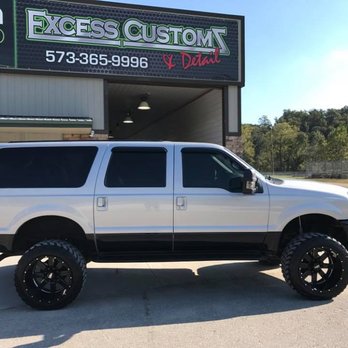 Excess CustomZ - Complete paint jom , leather, suede headliner, 6 inch Rough Country lift, 22x14 Moto Metal wheels, topw mirrors, window tint and much more - Auto Detailing Near Me - Eldon, Missouri