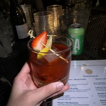 Portico - Strawberry Negroni - Italian Near Me - Henrico, Virginia