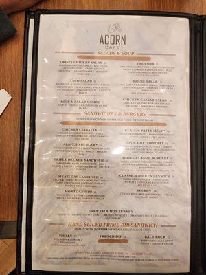 Menu photo 6 Acorn Café Oroville, CA
