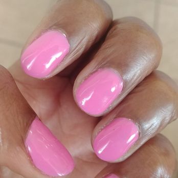 Natural Nails - I come to this shop every 2 weeks, my normal nail tech was not present. This is what I paid for. Absolutely ridiculous. - Nail Salons Near Me - Edgewater, Maryland