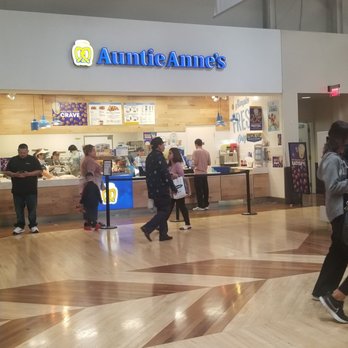 Auntie Anne's - people walking through a mall - Pretzels Near Me - Ontario, California