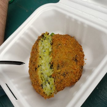 Blue Mountain Bistro-to-Go - Cold risotto (?) cake - New American Near Me - Kingston, New York