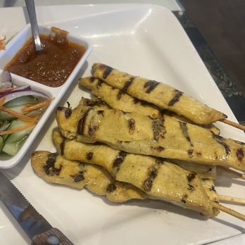 Thai Paradise - 4. Satay Chicken - Thai Near Me - Monterey Park, California Thai Paradise - 4. Satay Chicken - Thai Near Me - Monterey Park, California