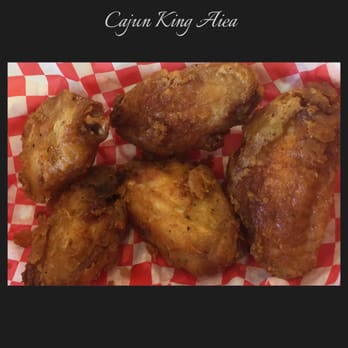 Cajun King Aiea - Their chicken is cooked perfect this time! Had 8 pieces which is normal. Size of their chicken is consistent since grand opening - Seafood Near Me - Aiea, Hawaii
