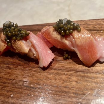 Uchi Houston - Otoro and caviar 10/10 mouth feel was incredible and overall decadent - Sushi Bars Near Me - Houston, Texas Uchi Houston - Otoro and caviar 10/10 mouth feel was incredible and overall decadent - Sushi Bars Near Me - Houston, Texas