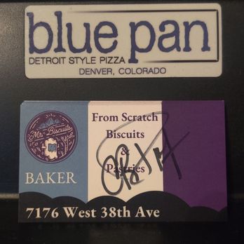 Blue Pan Pizza - Mr. Biscuits 's Blue Pan!! - Pizza Near Me - Denver, Colorado