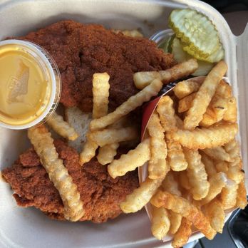 Dave's Hot Chicken - 2 piece Dave's #1 2 Tenders w/ Fries - Halal Near Me - Tonawanda, New York