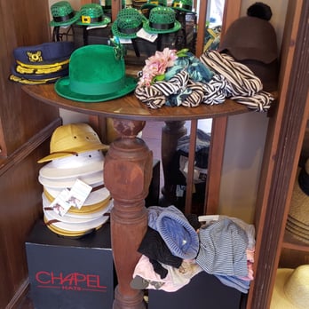 Chapel Hats - Pith helmets, captain's hats, and green bowlers for leprechauns. - Hats Near Me - Orlando, Florida Chapel Hats - Pith helmets, captain's hats, and green bowlers for leprechauns. - Hats Near Me - Orlando, Florida