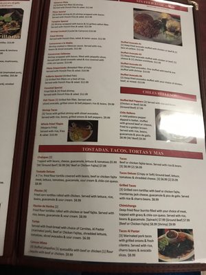 Menu photo 4 Julio's Mexican Restaurant  Splendora, TX