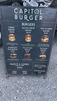 Menu photo 4 Capitol Burger Torrey, UT