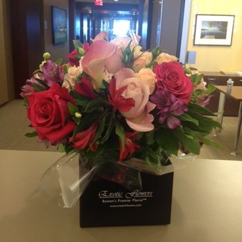 Exotic Flowers - Second view of beautiful arrangement. - Florists Near Me - Boston, Massachusetts Exotic Flowers - Second view of beautiful arrangement. - Florists Near Me - Boston, Massachusetts