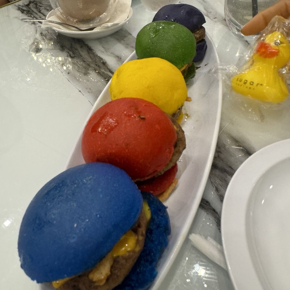 Sugar Factory - Queens - SF Rainbow Sliders - Desserts Near Me - Jamaica, New York