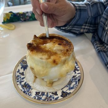 The Carriage House - French onion soup - New American Near Me - Mackinac Island, Michigan