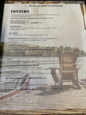 Menu photo 1 The Paddle Inn Mio, MI Menu photo 1 The Paddle Inn Mio, MI