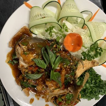 Green Mango Thai - Pompano fish - Thai Near Me - Rancho Cucamonga, California Green Mango Thai - Pompano fish - Thai Near Me - Rancho Cucamonga, California