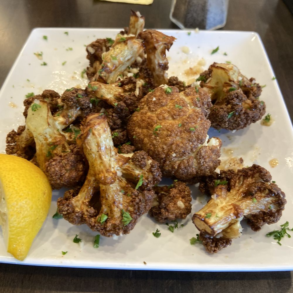 Overcooked fried cauliflower Overcooked fried cauliflower