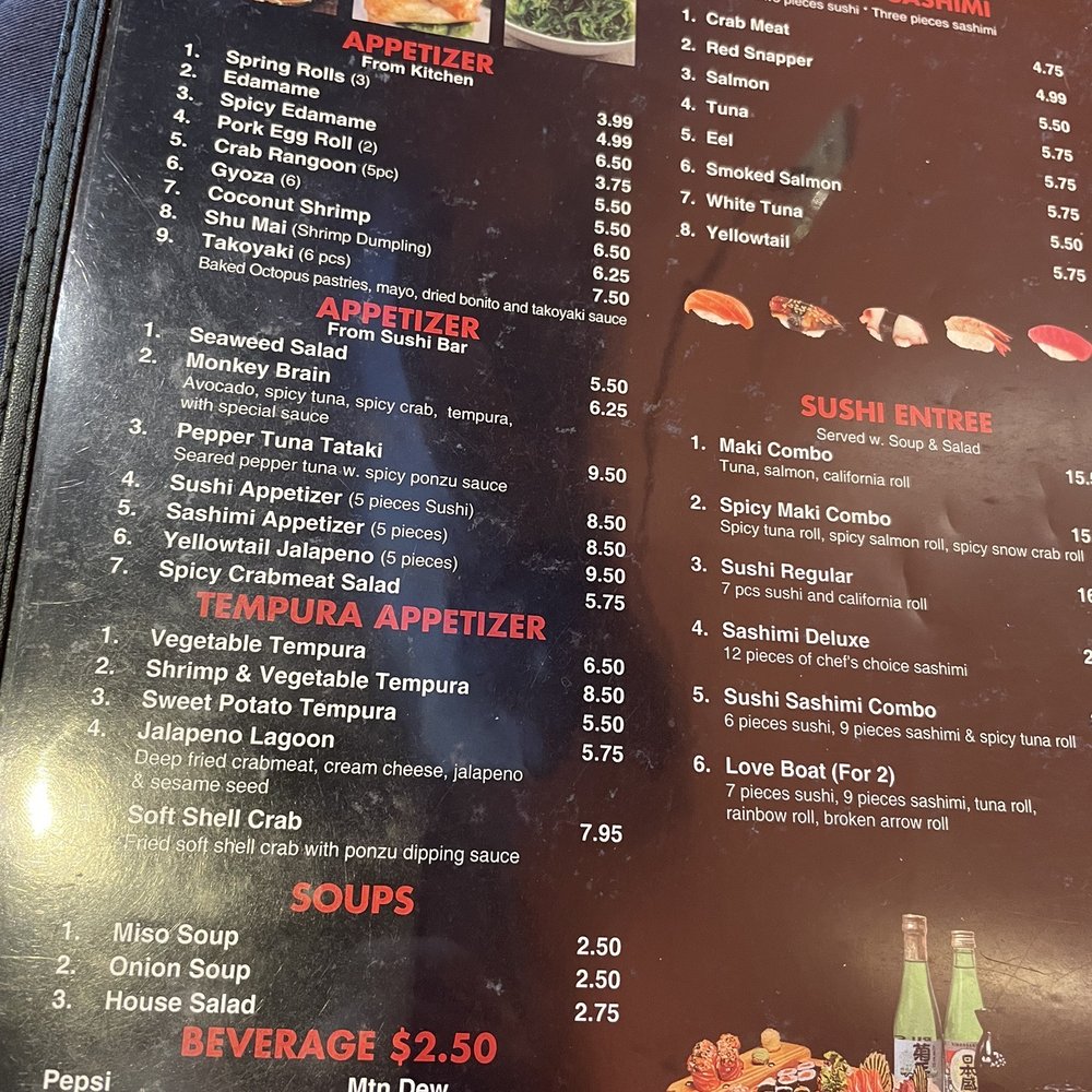 Menu Menu