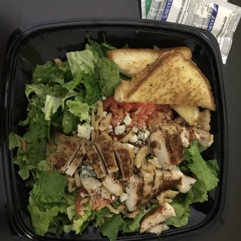 Zaxbys - Blue Salad. Good but note the dressing packets. - Fast Food Near Me - Richmond Hill, Georgia