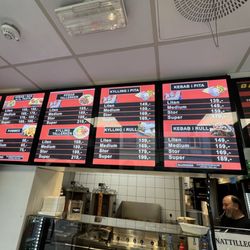 Dronningens Kebab og Salatbar - Menu