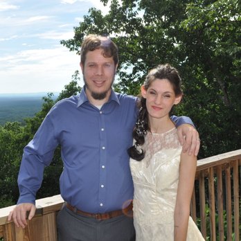 Life Events - Amanda and David, after their wedding on the deck of a cabin in the mountains. - Officiants Near Me - Ranger, Georgia Life Events - Amanda and David, after their wedding on the deck of a cabin in the mountains. - Officiants Near Me - Ranger, Georgia