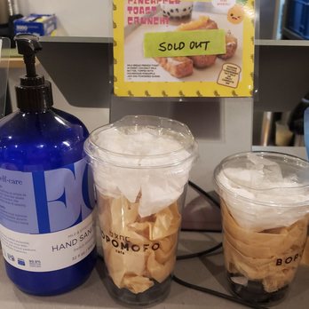 Bopomofo Cafe - Drink sizes - Bubble Tea Near Me - San Gabriel, California