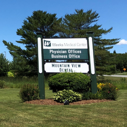 Mountain View Dental - Sign at entrance
