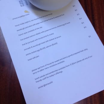 Strauss - Breakfast menu - Cafes Near Me - Brisbane, QLD Strauss - Breakfast menu - Cafes Near Me - Brisbane, QLD