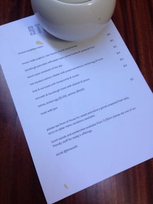Menu photo 5 Strauss Brisbane, QLD Menu photo 5 Strauss Brisbane, QLD