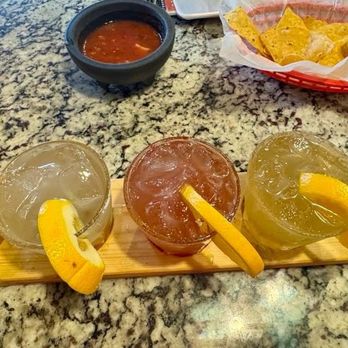Los Ranchos - Margarita flight - Tacos Near Me - Georgetown Township, Michigan