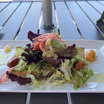 The Funky Frenchie - Avocado toast with the salad on top - Breakfast & Brunch Near Me - San Diego, California The Funky Frenchie - Avocado toast with the salad on top - Breakfast & Brunch Near Me - San Diego, California