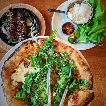 Nosh - From top- ahi noshos, bulgogi skewers, gilbert's grape pizza - New American Near Me - Rochester, New York