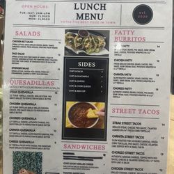 Marigold Cafe - Menu