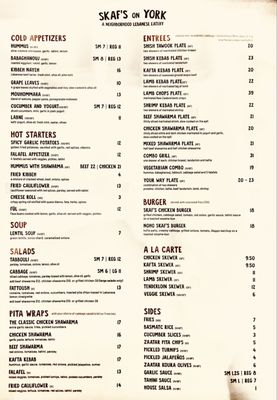 Menu photo 1 Skaf’s on York Los Angeles, CA Menu photo 1 Skaf’s on York Los Angeles, CA
