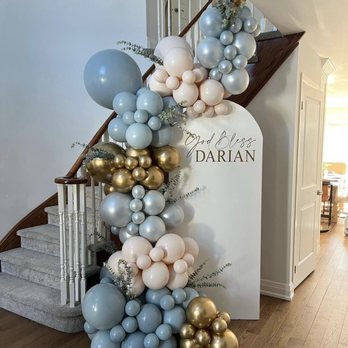 Luxe events N Y - Personalized arch backdrop with LUXE oversized stairway arch and added florals. - Party Equipment Rentals Near Me Luxe events N Y - Personalized arch backdrop with LUXE oversized stairway arch and added florals. - Party Equipment Rentals Near Me
