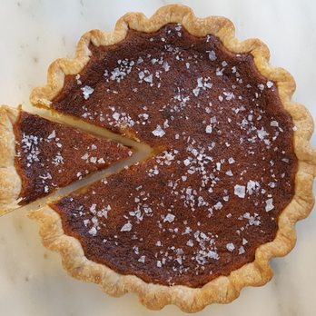 Hazel Loves Pie - Salted Honey Chess Pie - Desserts Near Me Hazel Loves Pie - Salted Honey Chess Pie - Desserts Near Me