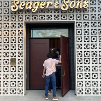Seager & Sons - Front door - Pizza Near Me - Plano, Texas