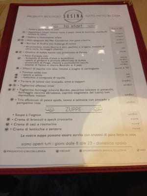 Menu photo 3 Susina Bistrò Rome, RM