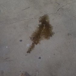 4 Star Car Care - Morning after they replaced the plug and washer