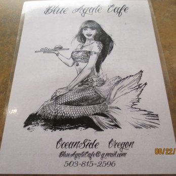 Blue Agate Cafe - menu cover - Cafes Near Me - Oceanside, Oregon Blue Agate Cafe - menu cover - Cafes Near Me - Oceanside, Oregon