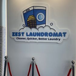 Zest Laundromat - Nanuet - Signage of Zest Laundromat