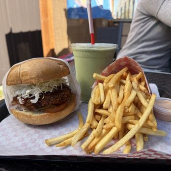Katsu Burger - Classic burger, green tea milkshake - Burgers Near Me - Lake Stevens, Washington Katsu Burger - Classic burger, green tea milkshake - Burgers Near Me - Lake Stevens, Washington