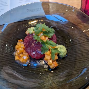 Mägo - Local tuna, avocado, persimmon, and habanero - Colombian Near Me - Oakland, California Mägo - Local tuna, avocado, persimmon, and habanero - Colombian Near Me - Oakland, California