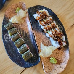Suisen Ramen - Tuna roll and veggie tempura roll