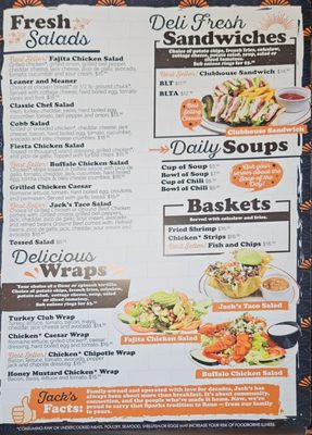 Menu photo 8 Jack's Cafe Reno, NV