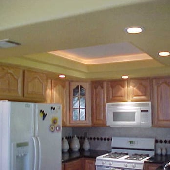 Final Touch Custom Ceilings - Recessed lighting kitchen ceiling remodel - Painters Near Me Final Touch Custom Ceilings - Recessed lighting kitchen ceiling remodel - Painters Near Me