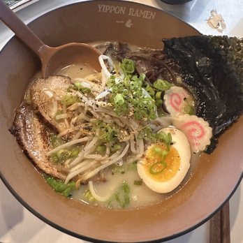 Yippon Ramen - Tonkotsu ramen, broth was a little bland, Chashu was delish! - Sushi Bars Near Me - San Antonio, Texas Yippon Ramen - Tonkotsu ramen, broth was a little bland, Chashu was delish! - Sushi Bars Near Me - San Antonio, Texas