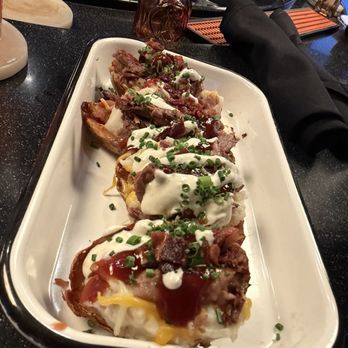 Oak & Ember - Potato skins - Halal Near Me - Ontario, California Oak & Ember - Potato skins - Halal Near Me - Ontario, California