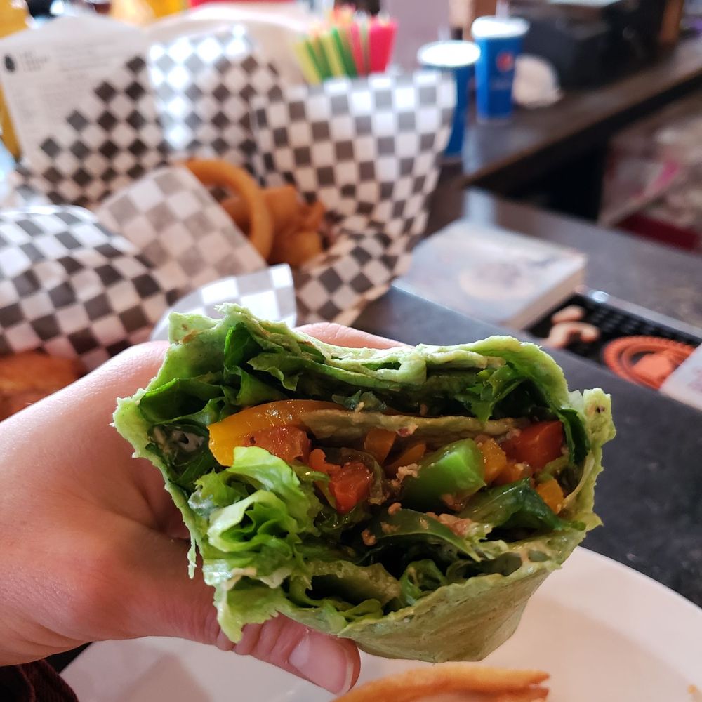 AJs Corner Brick Bar & Grill - Special- lemon pepper shrimp wrap - Pizza Near Me - Baker City, Oregon