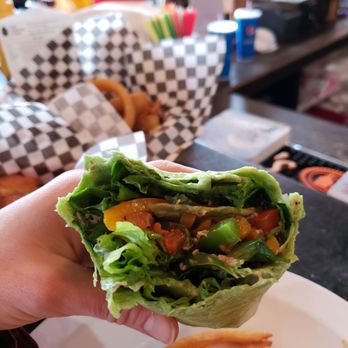 AJs Corner Brick Bar & Grill - Special- lemon pepper shrimp wrap - Pizza Near Me - Baker City, Oregon