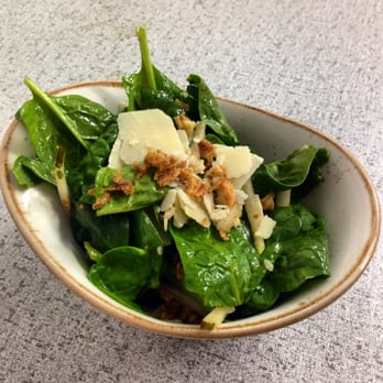 Cafè Begur - Ensalada de Espinacas. - Catalan Near Me - Begur, GI